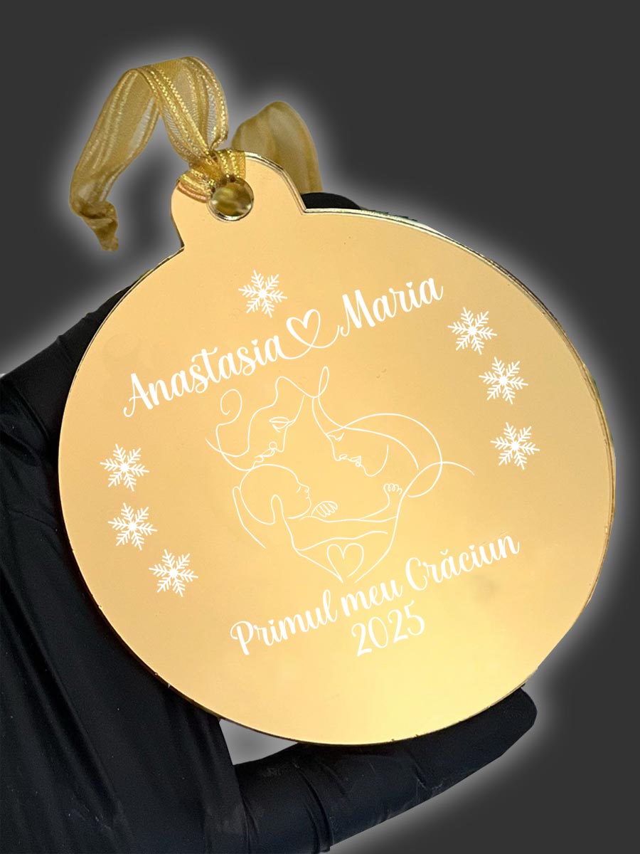 Glob personalizat "Primul meu Crăciun 2025"